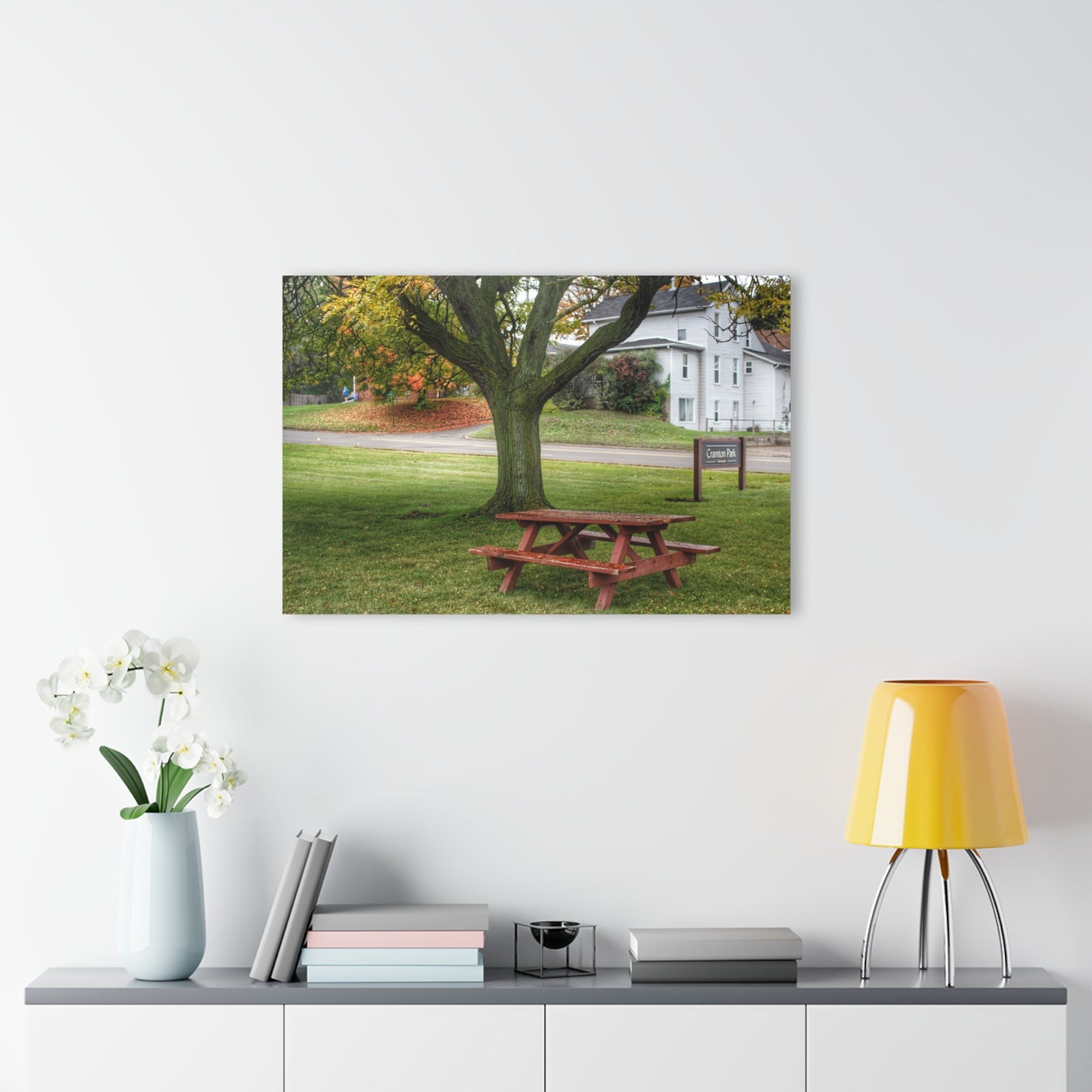 U R There Photography Picnic in the Park Rustic Farmhouse Acrylic Wall Print