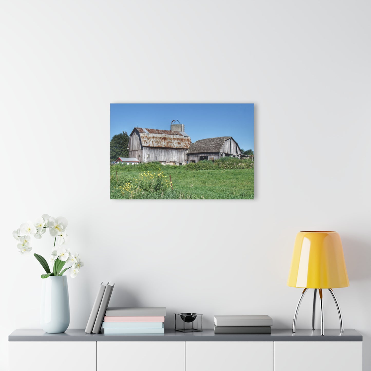 U R There Photography Rusted and Grey on Dodge Road Rustic Farmhouse Acrylic Wall Print