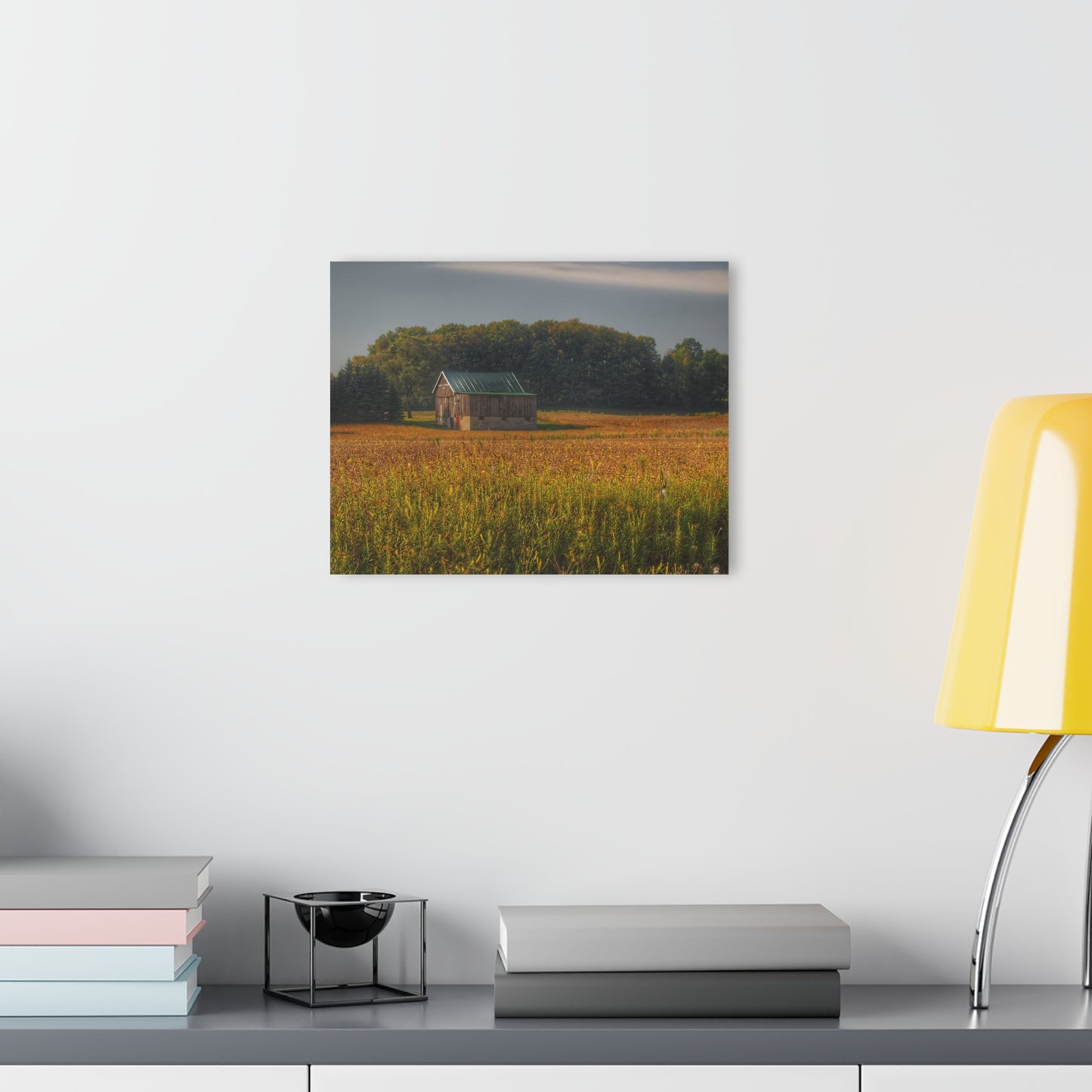 U R There Photography Snover Grey I Rustic Farmhouse Acrylic Wall Print