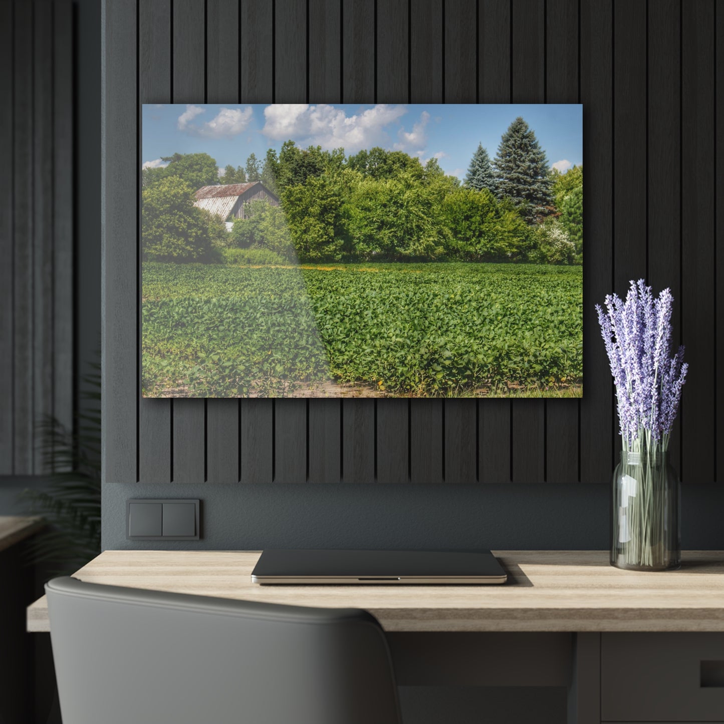 U R There Photography Canada Road Hidden Rustic Farmhouse Acrylic Wall Print