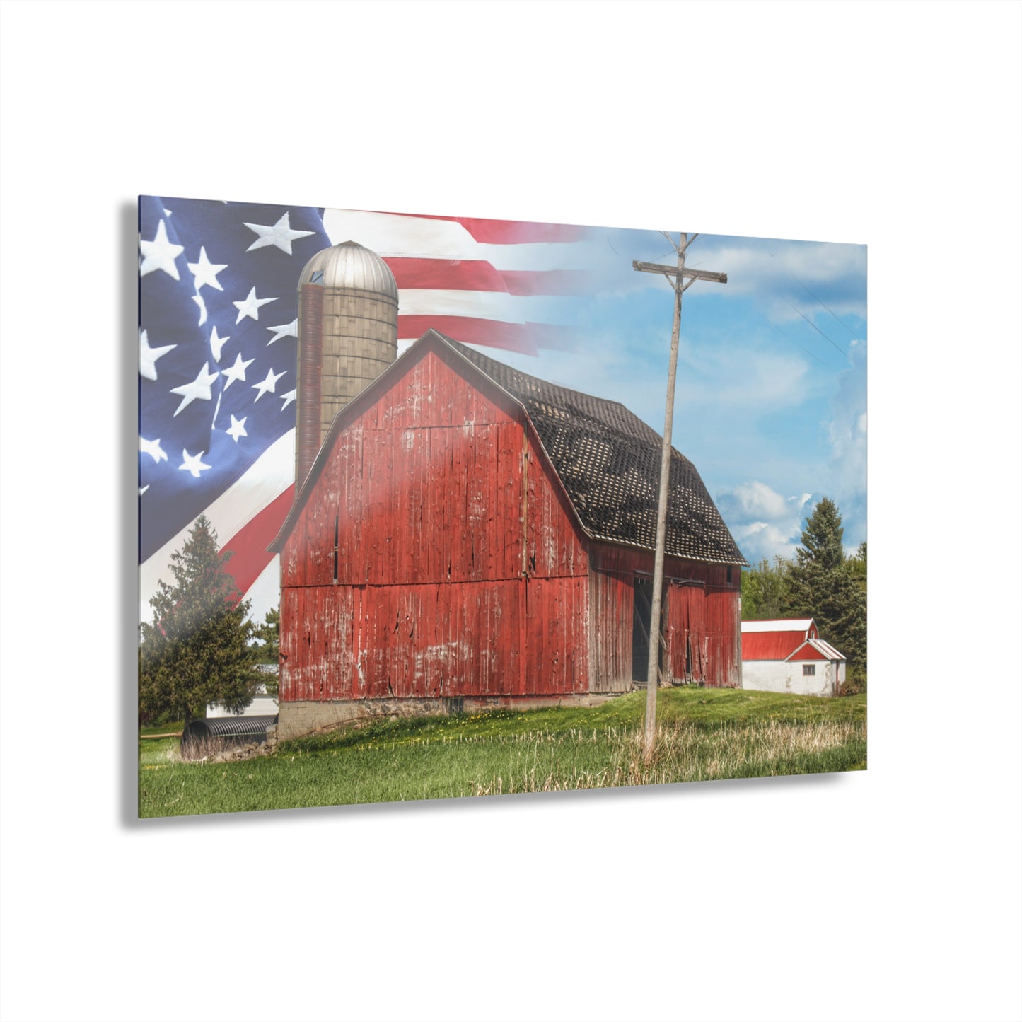 U R There Photography An American Farm I Rustic Farmhouse Acrylic Wall Print