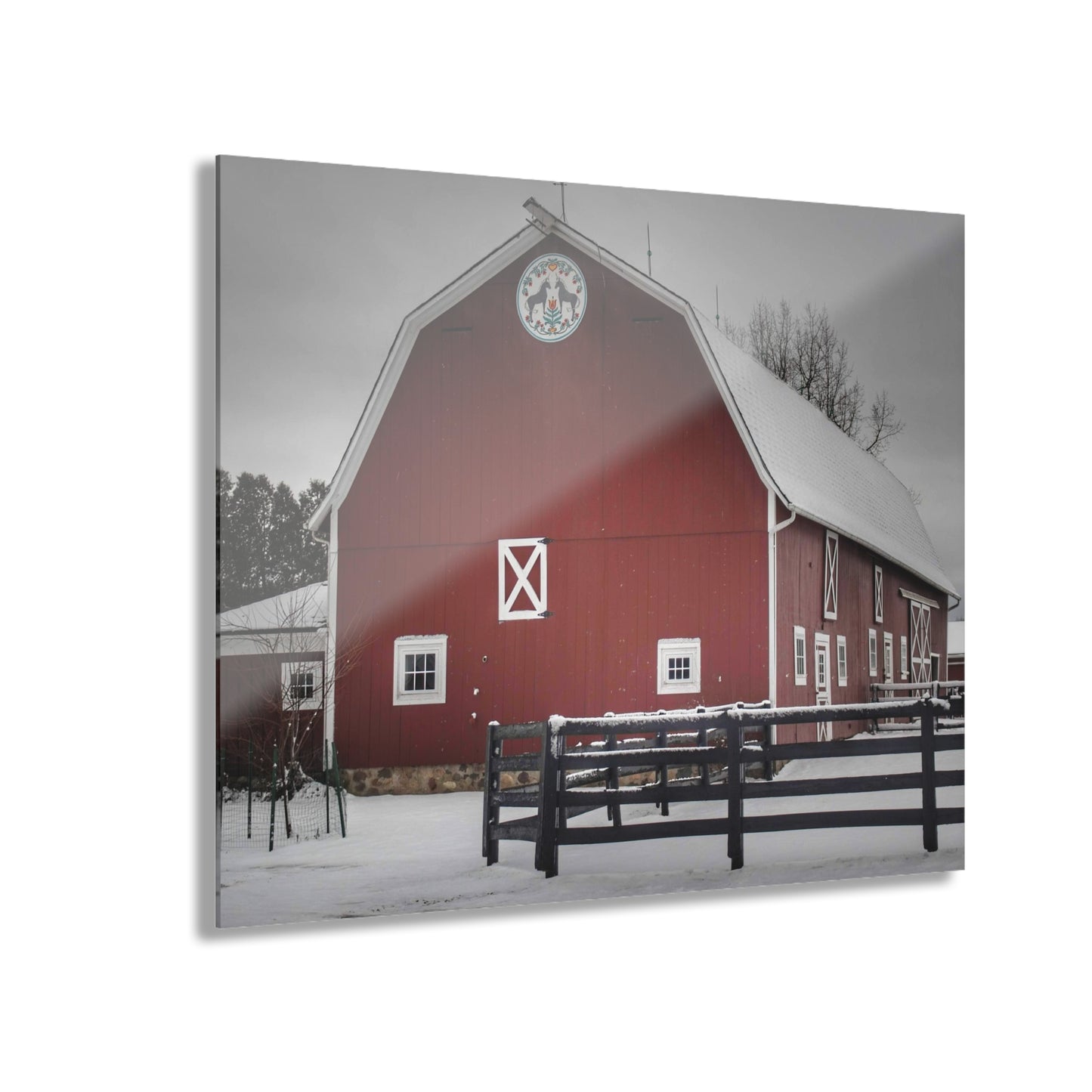U R There Photography Barns of Barber Road III Rustic Farmhouse Acrylic Wall Print