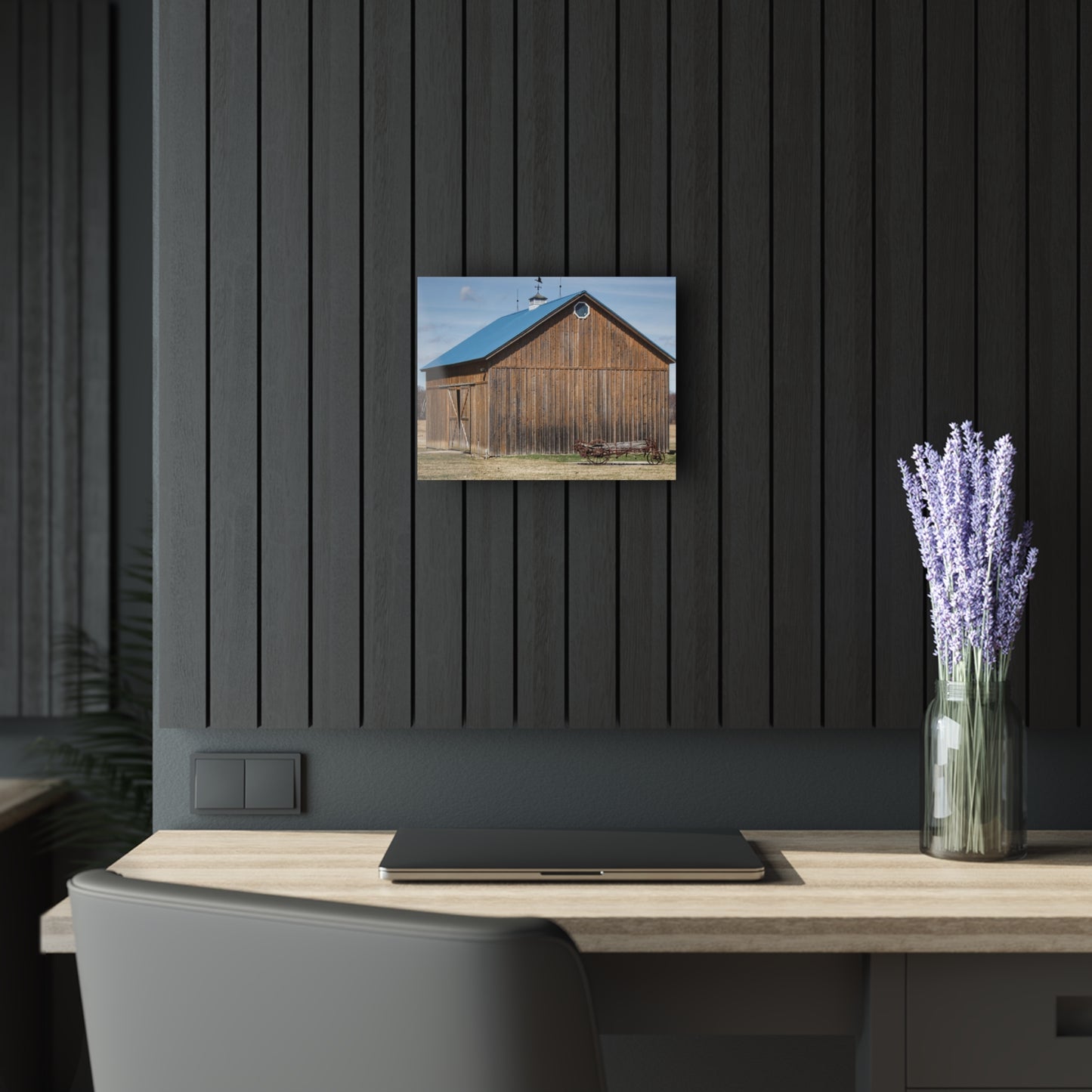 U R There Photography Barn and Buggy Rustic Farmhouse Acrylic Wall Print