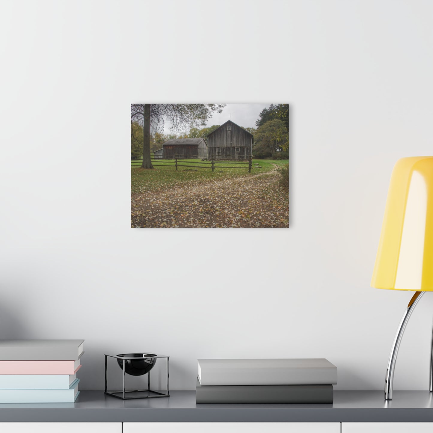 U R There Photography Wilder Road Greys II Rustic Farmhouse Acrylic Wall Print
