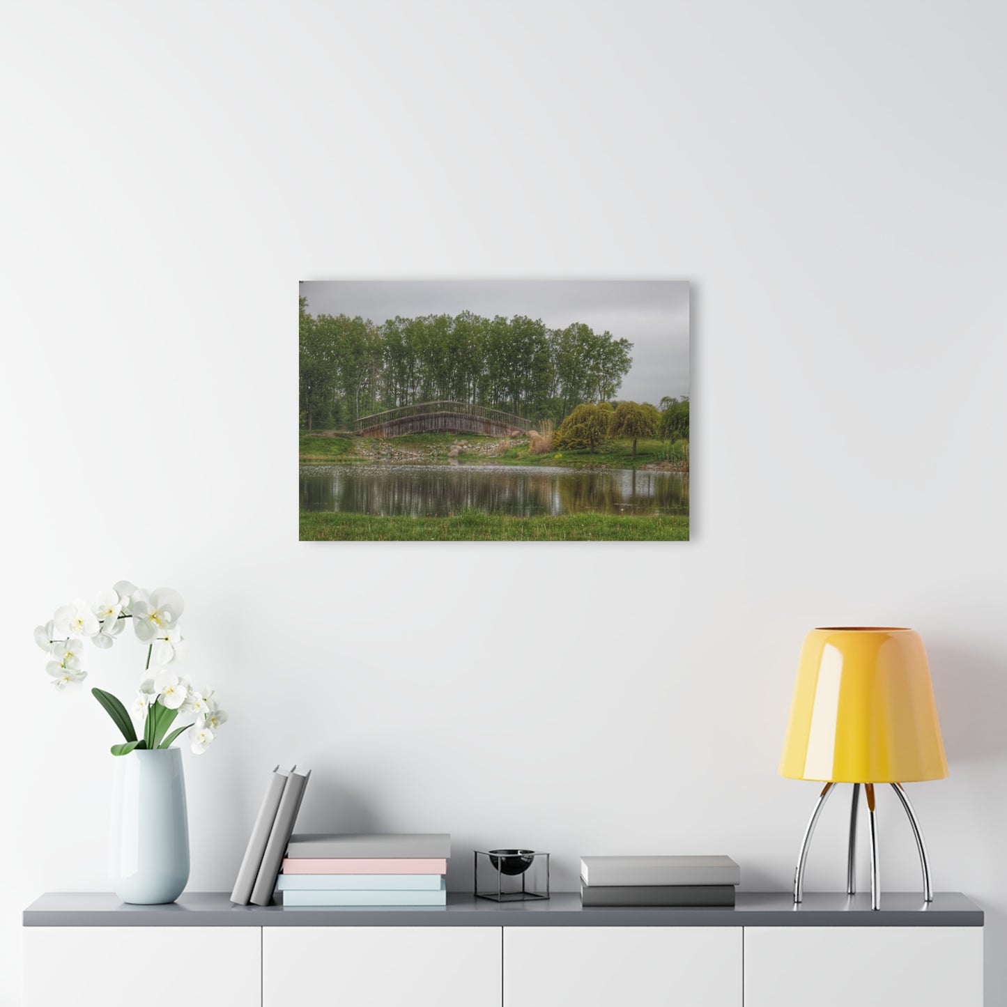 U R There Photography Bridge of Summer Road I Rustic Farmhouse Acrylic Wall Print