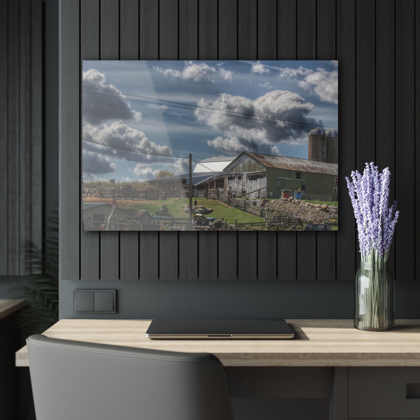 U R There Photography Sutton Road Haybarn Rustic Farmhouse Acrylic Wall Print