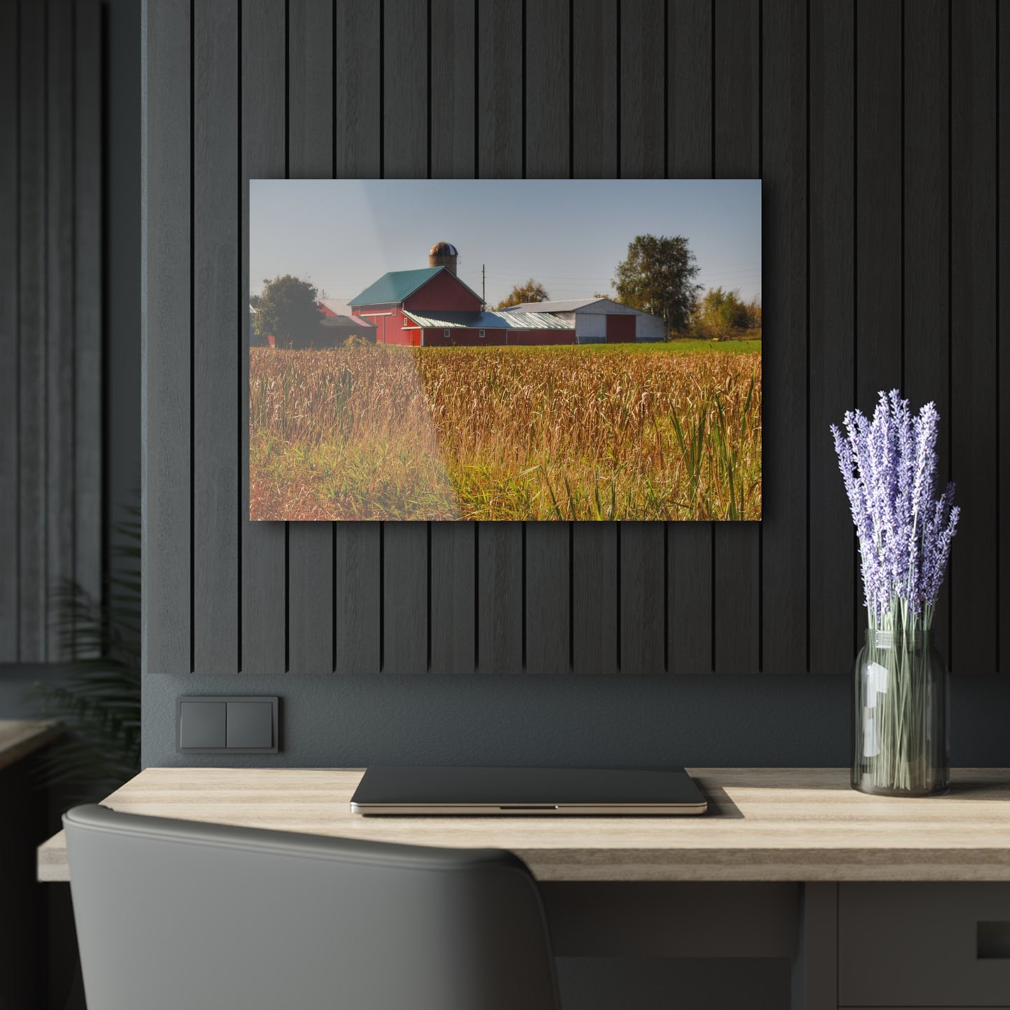 U R There Photography Oak Road Farm Rustic Farmhouse Acrylic Wall Print