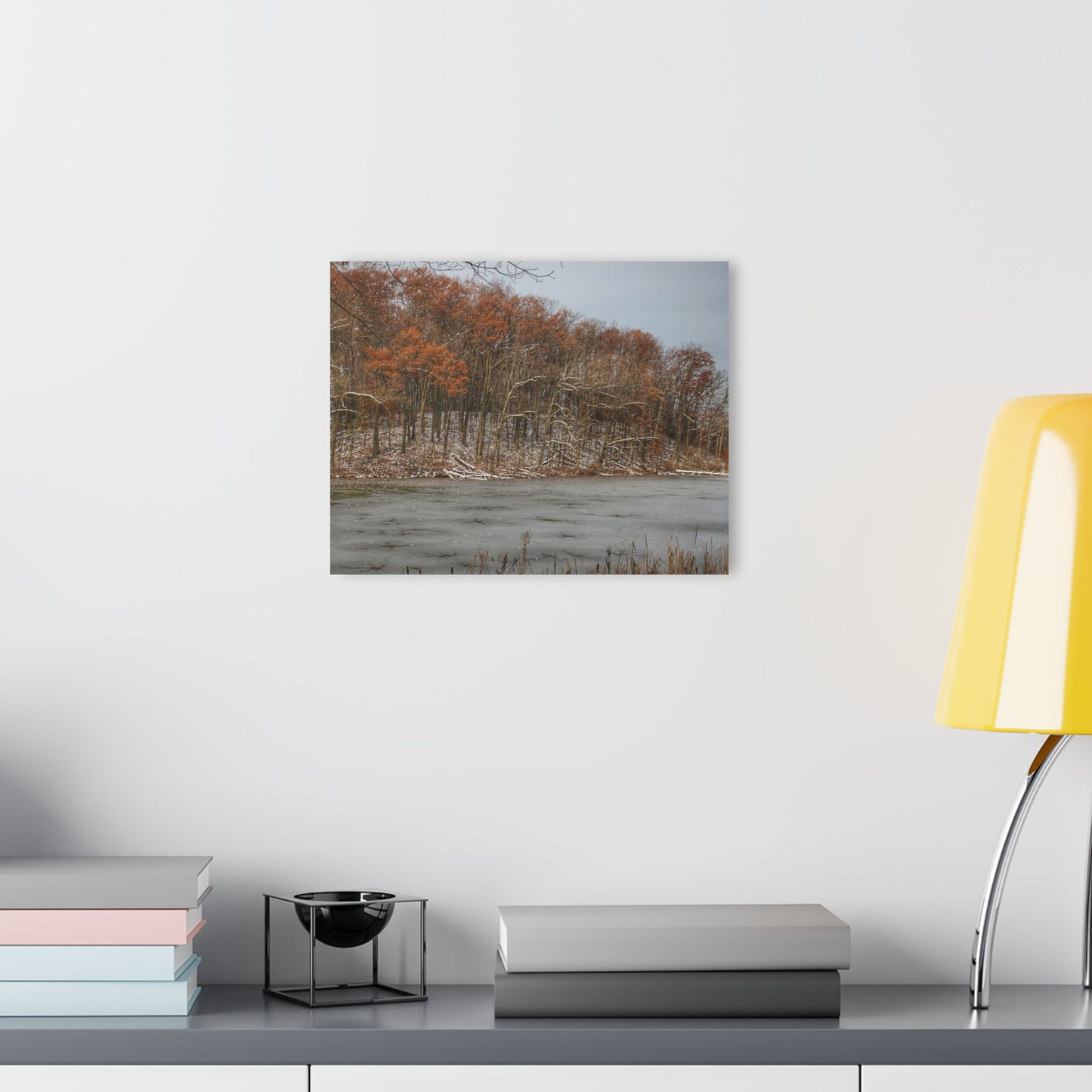 U R There Photography The Freeze of Thornville Rustic Farmhouse Acrylic Wall Print