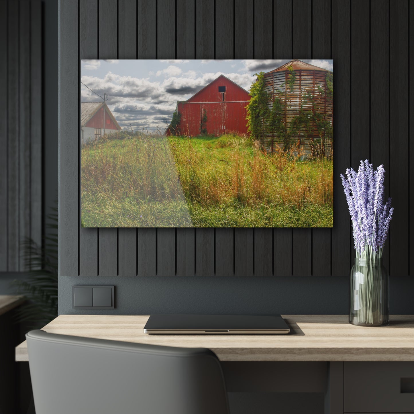 U R There Photography Roadside Relics Rustic Farmhouse Acrylic Wall Print
