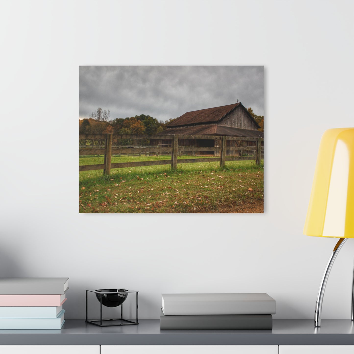 U R There Photography Chalet Grey I Rustic Farmhouse Acrylic Wall Print