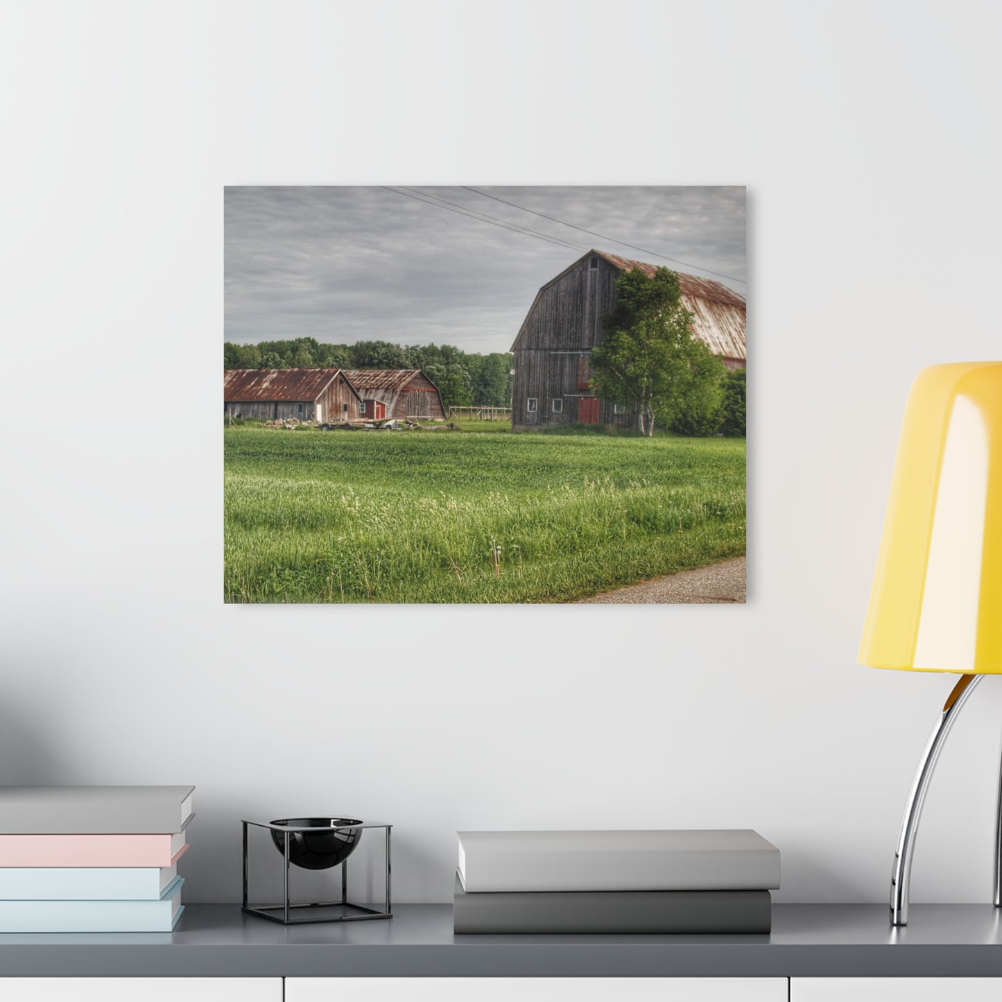 U R There Photography Barkley Road Trio Rustic Farmhouse Acrylic Wall Print
