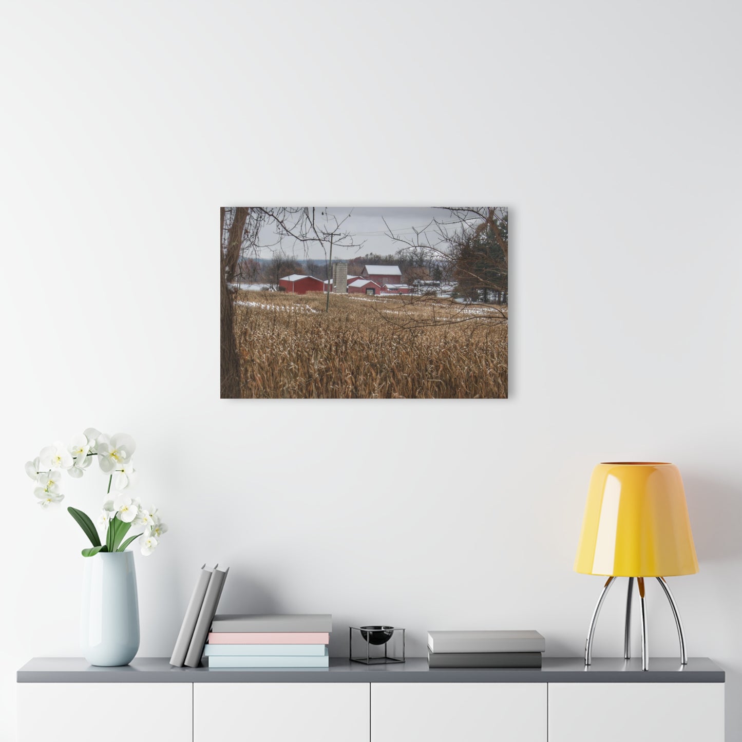 U R There Photography Beyond the Cornfield on Sutton Rustic Farmhouse Acrylic Wall Print