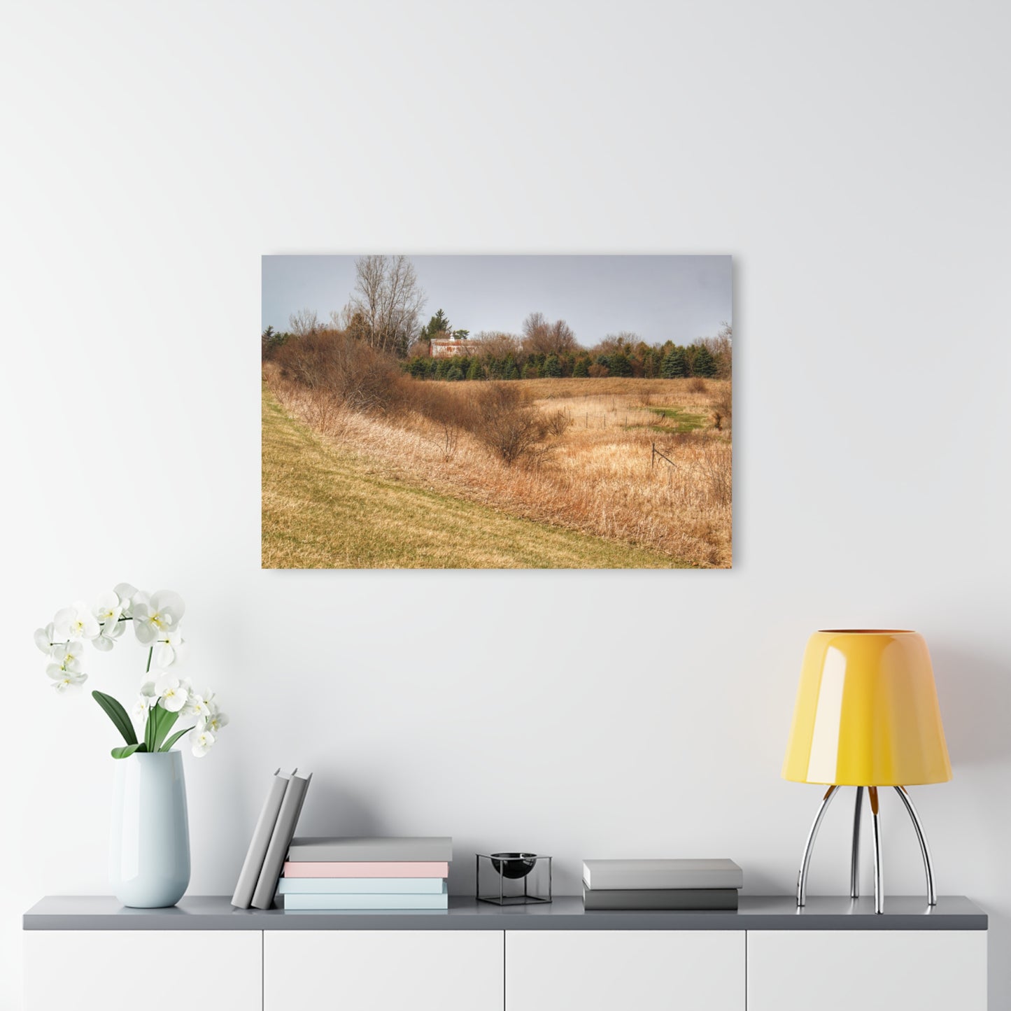 U R There Photography Beyond the Short Pines Rustic Farmhouse Acrylic Wall Print