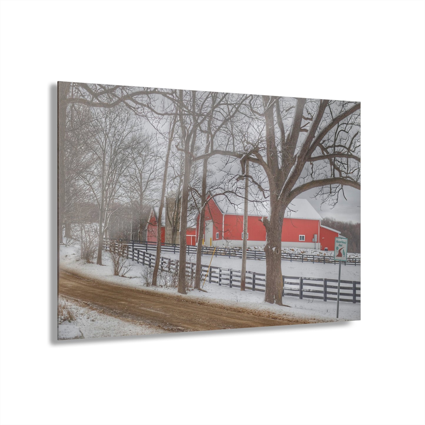 U R There Photography Barns of Barber Road I Rustic Farmhouse Acrylic Wall Print