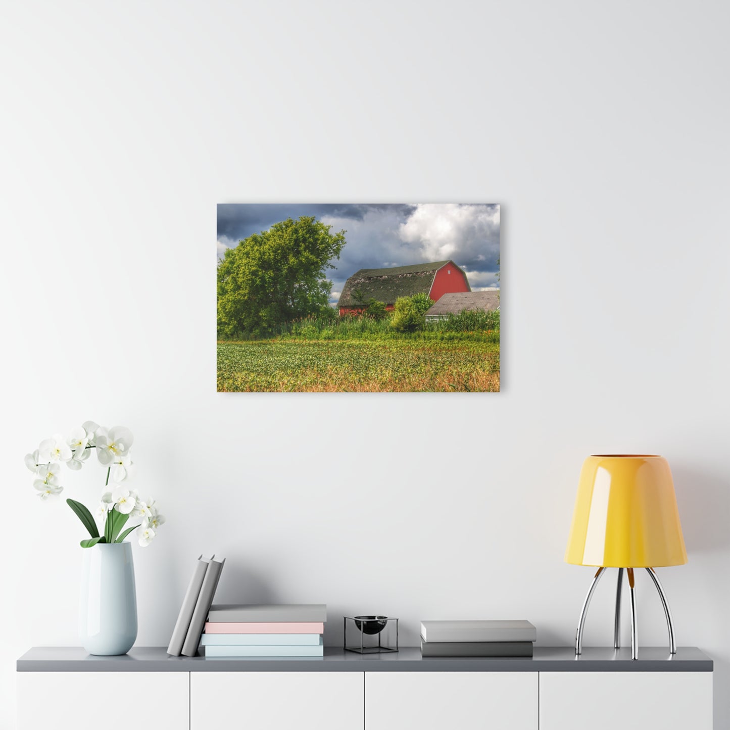 U R There Photography Shelby Red IV Rustic Farmhouse Acrylic Wall Print