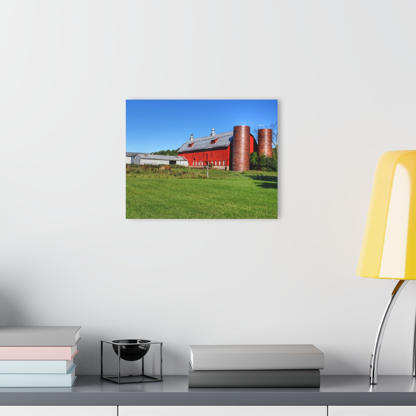U R There Photography Baldwin Red II Rustic Farmhouse Acrylic Wall Print