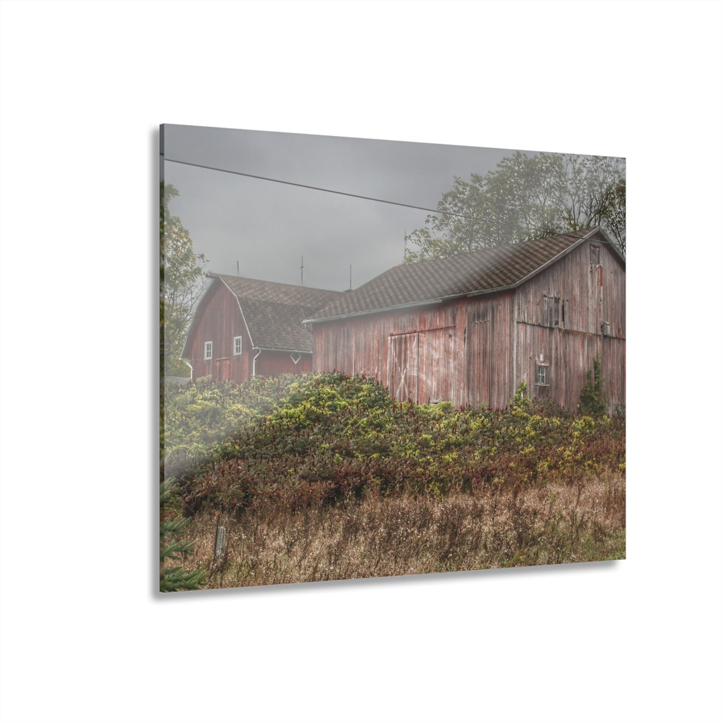 U R There Photography Washburn Reds Rustic Farmhouse Acrylic Wall Print