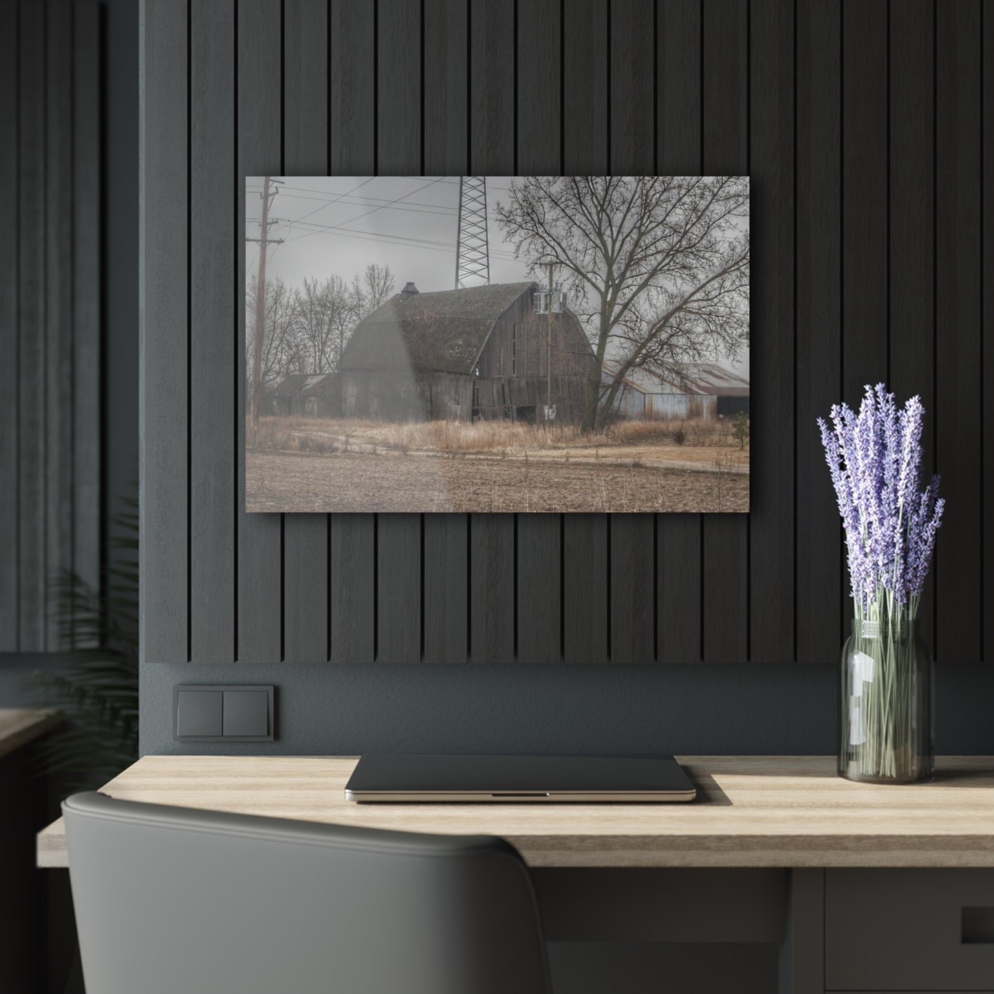 U R There Photography Barnes Road End of Days Rustic Farmhouse Acrylic Wall Print