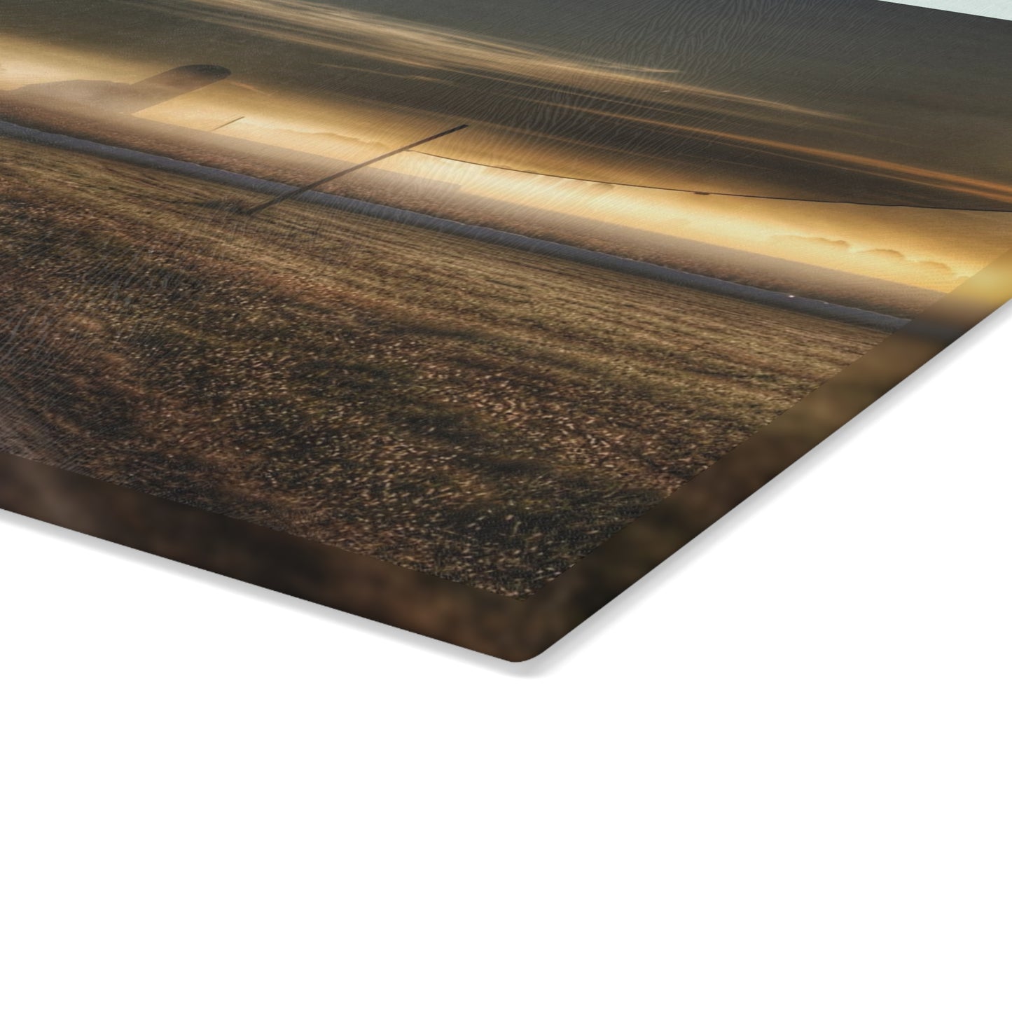 U R There Photography By Dawns Early Light Rustic Farmhouse Tempered-Glass Cutting Board