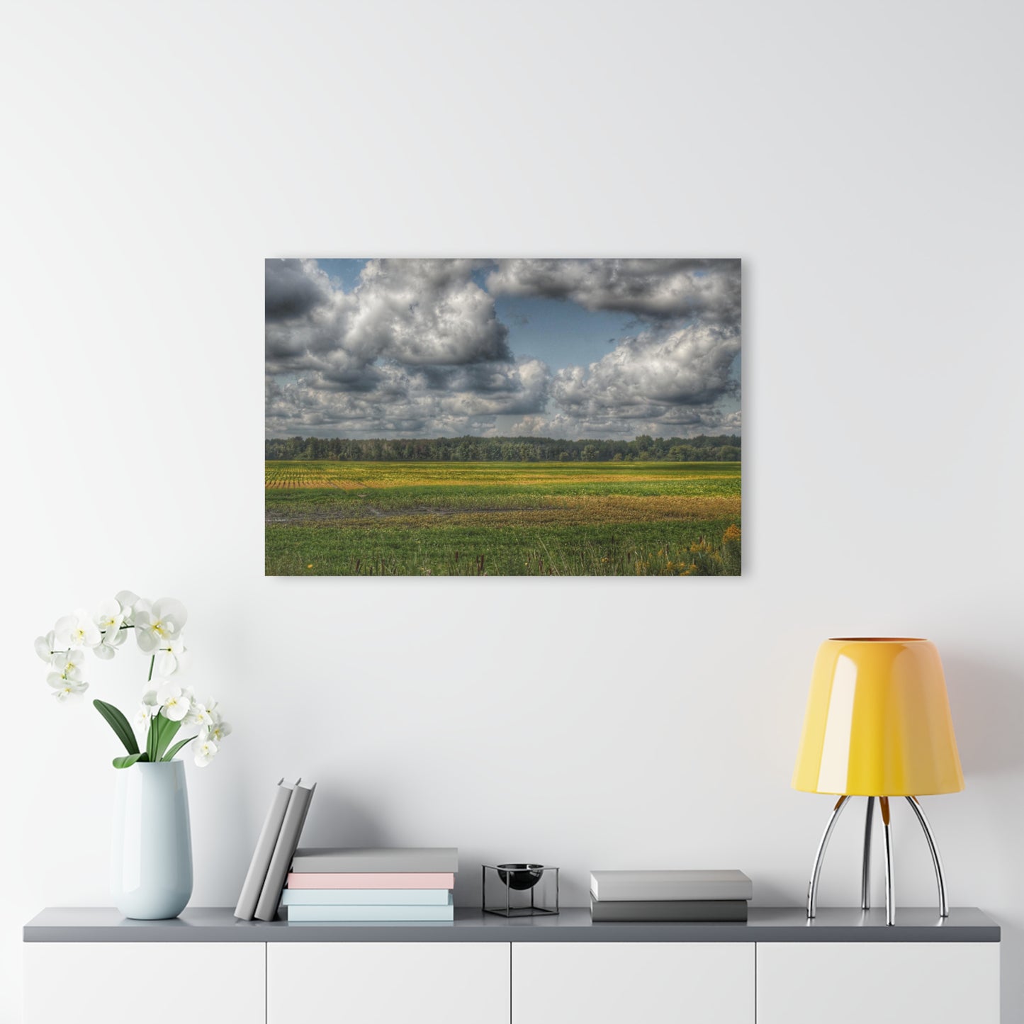 U R There Photography Skies of September Rustic Farmhouse Acrylic Wall Print