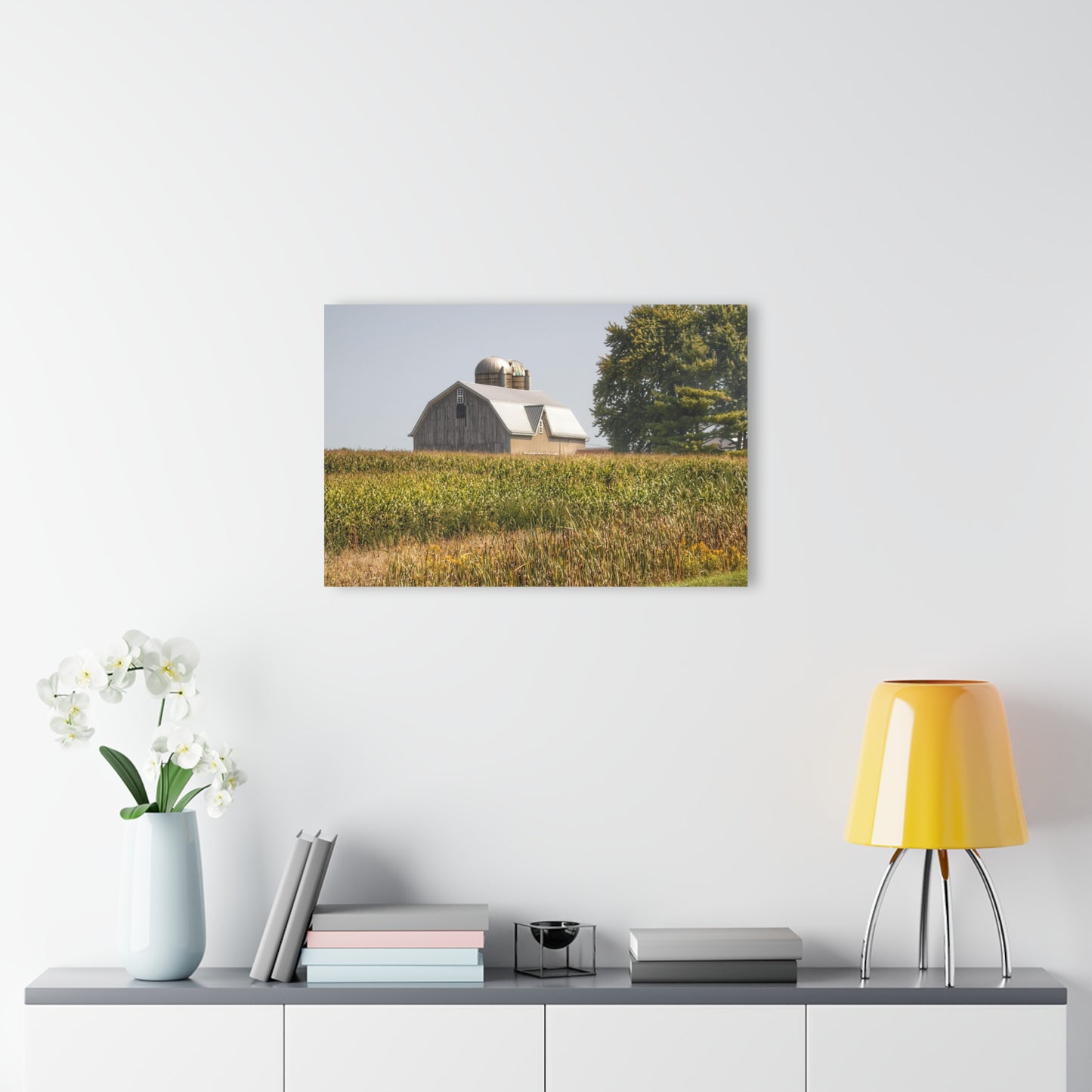 U R There Photography Beyond the September Corn on Swaffer Rustic Farmhouse Acrylic Wall Print