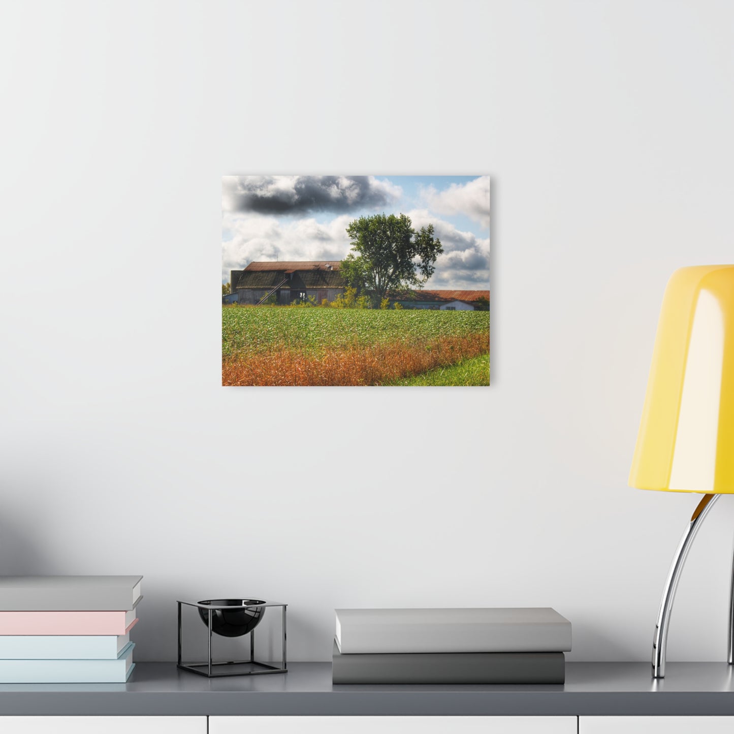 U R There Photography Silverwood Haybarn Rustic Farmhouse Acrylic Wall Print
