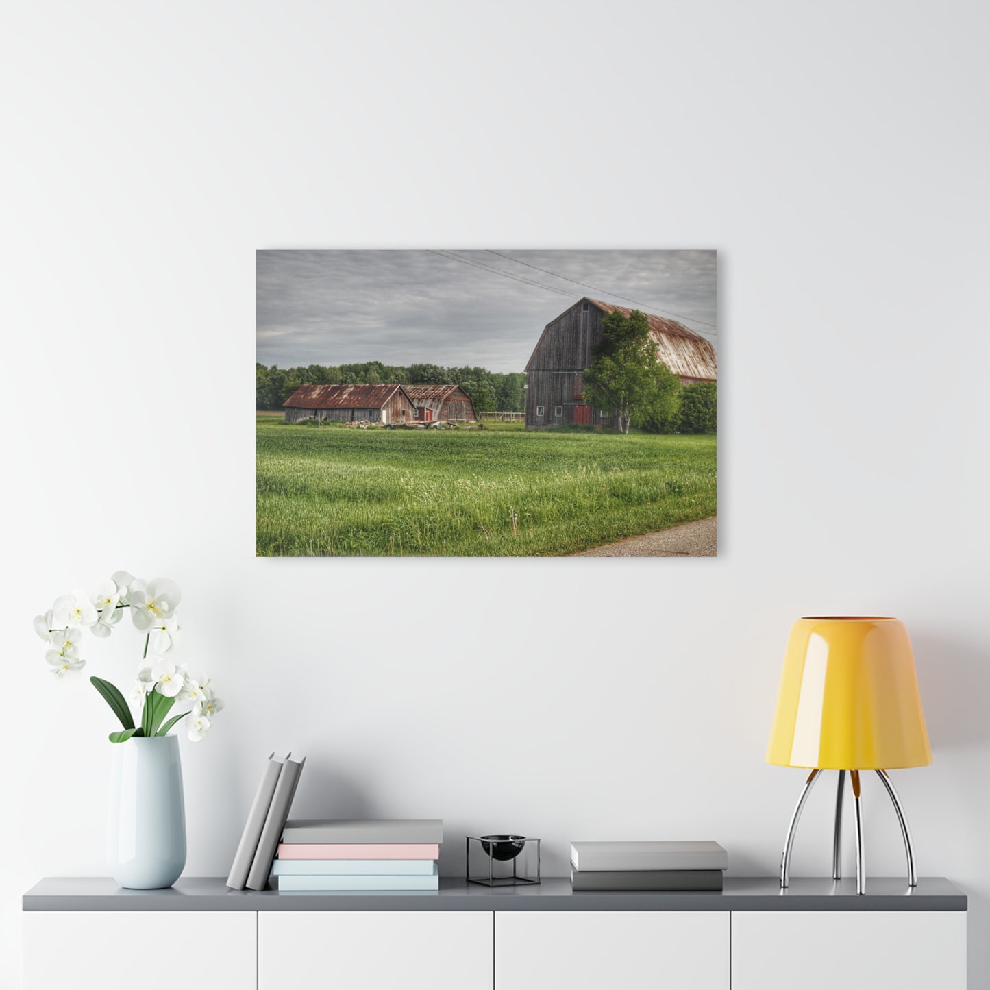 U R There Photography Barkley Road Trio Rustic Farmhouse Acrylic Wall Print