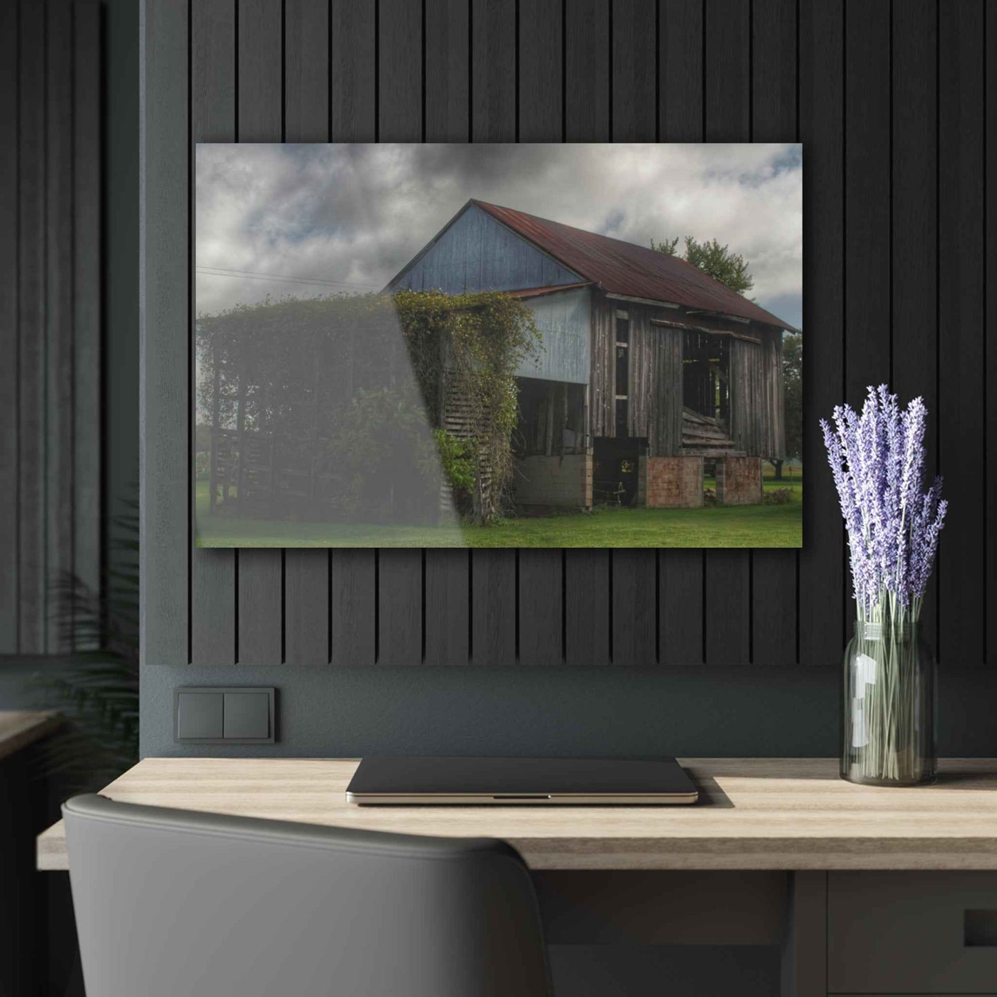 U R There Photography Pergola Barn Rustic Farmhouse Acrylic Wall Print