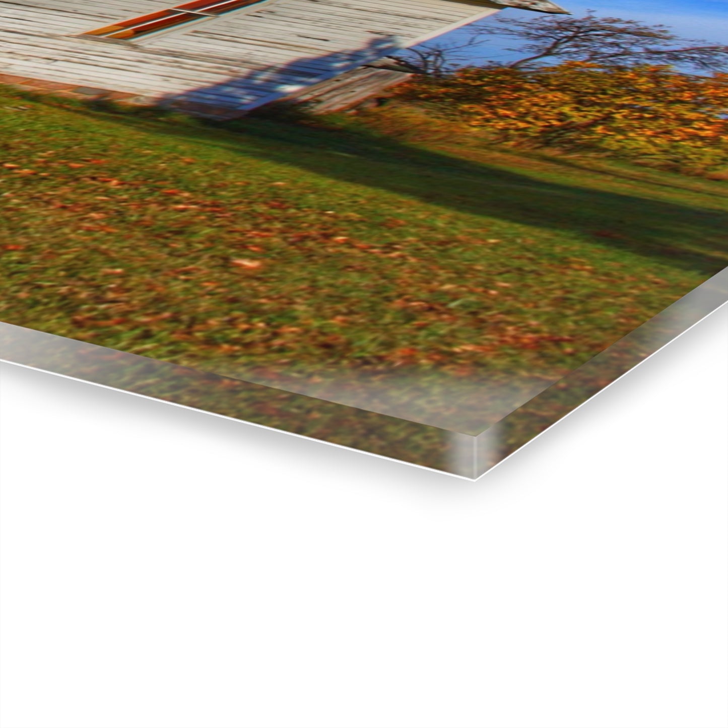 U R There Photography Schoolhouse of Marlette Road I Rustic Farmhouse Acrylic Wall Print