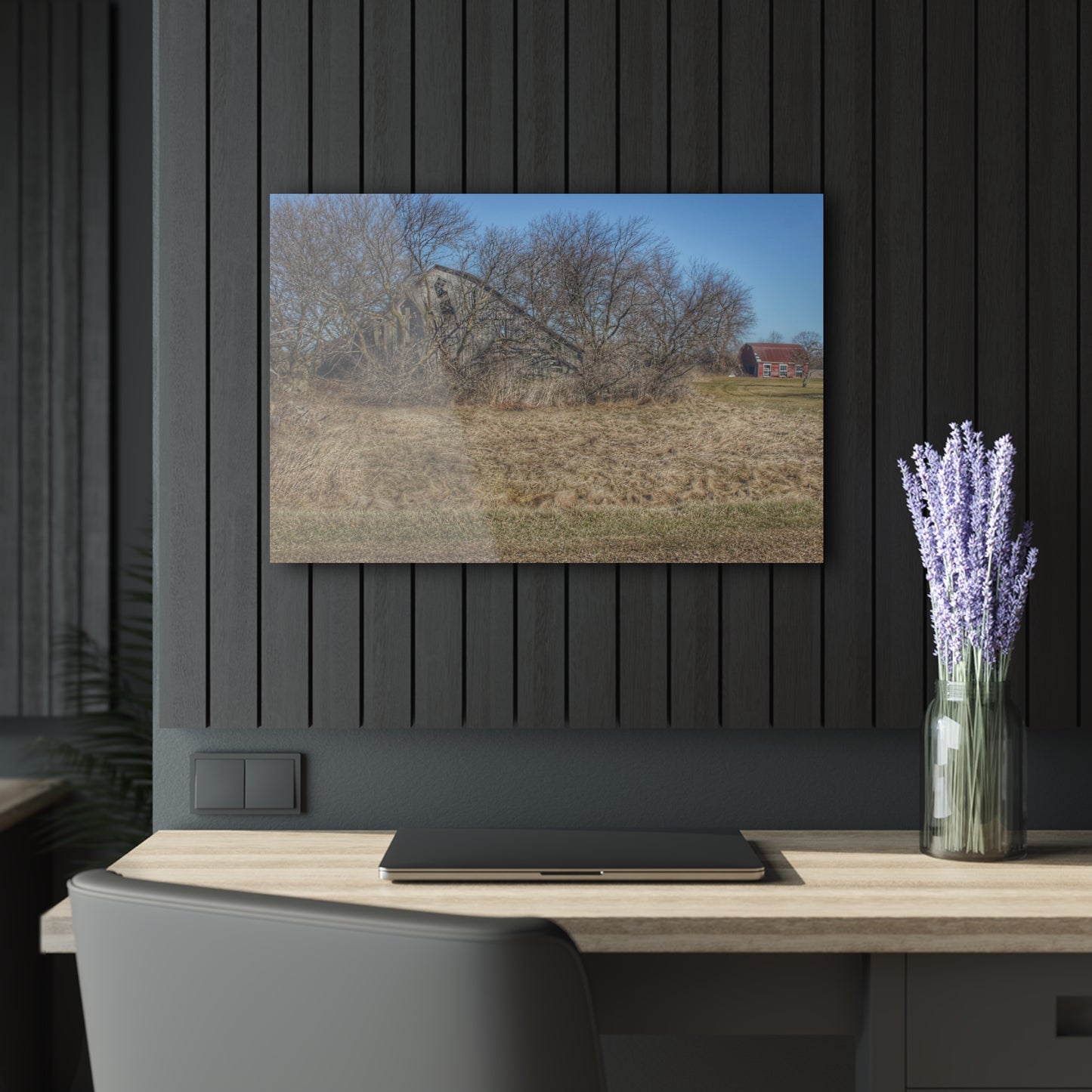 U R There Photography Fargo Road Forgotten Rustic Farmhouse Acrylic Wall Print