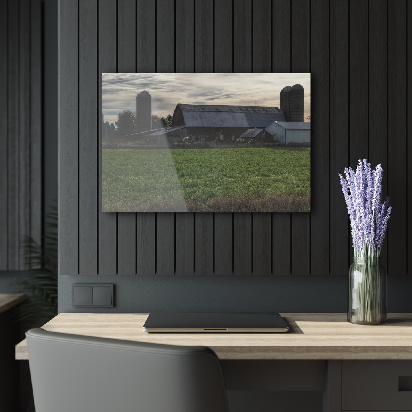 U R There Photography Shepard Road Farm II Rustic Farmhouse Acrylic Wall Print