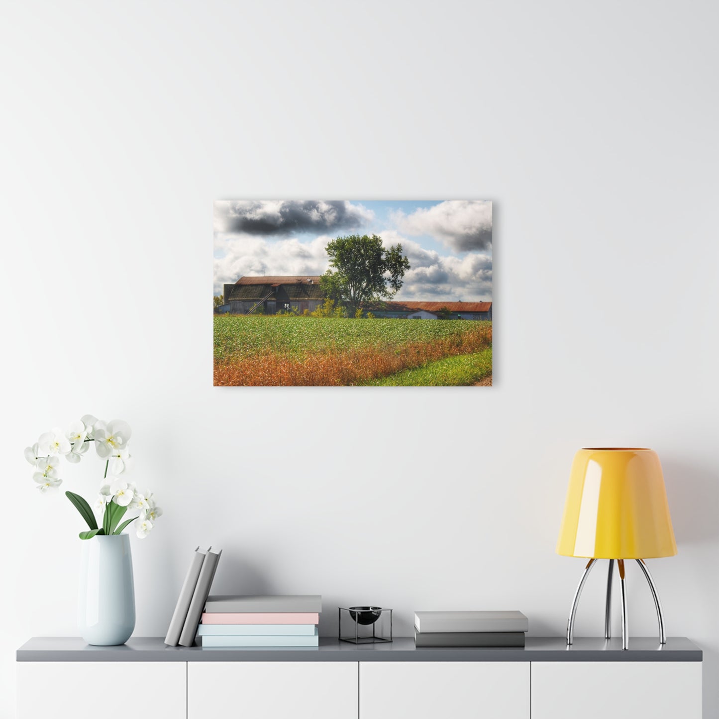 U R There Photography Silverwood Haybarn Rustic Farmhouse Acrylic Wall Print
