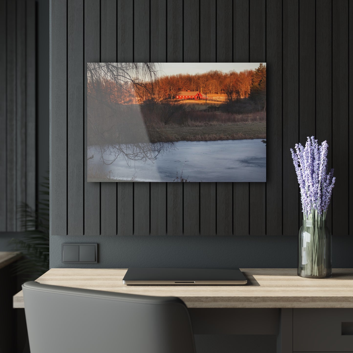 U R There Photography Hidden in Leonard Rustic Farmhouse Acrylic Wall Print