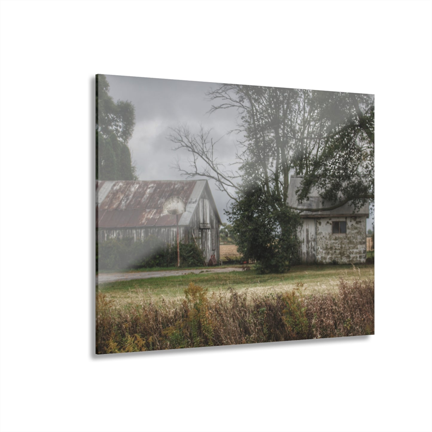 U R There Photography Richville Road Shacks Rustic Farmhouse Acrylic Wall Print