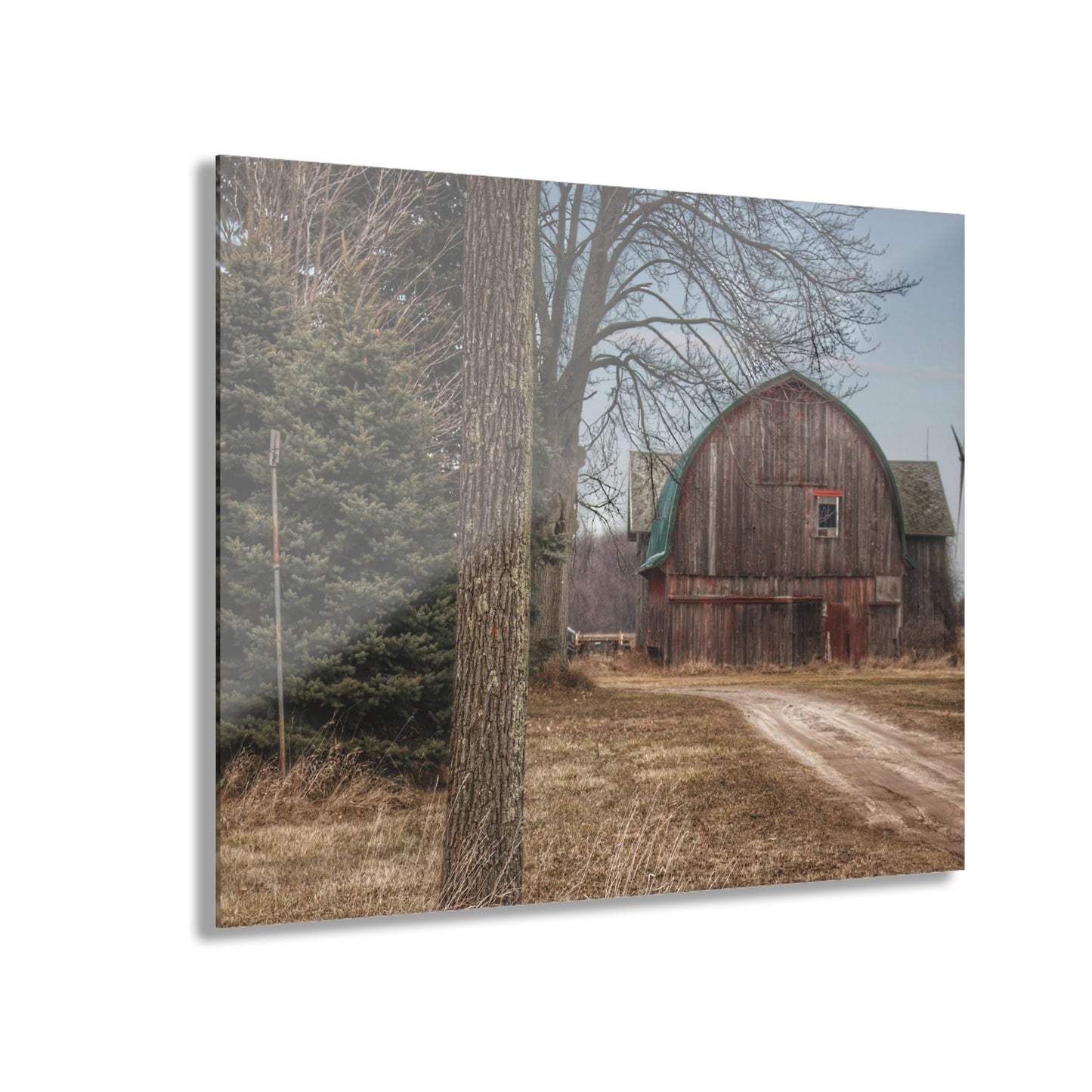 U R There Photography Barn of Deckerville Road Rustic Farmhouse Acrylic Wall Print