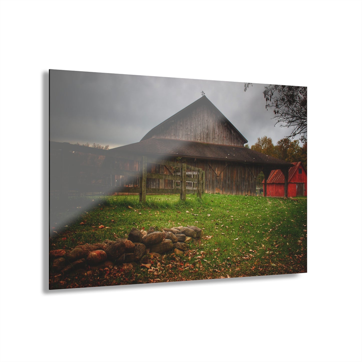 U R There Photography Chalet Grey II Rustic Farmhouse Acrylic Wall Print
