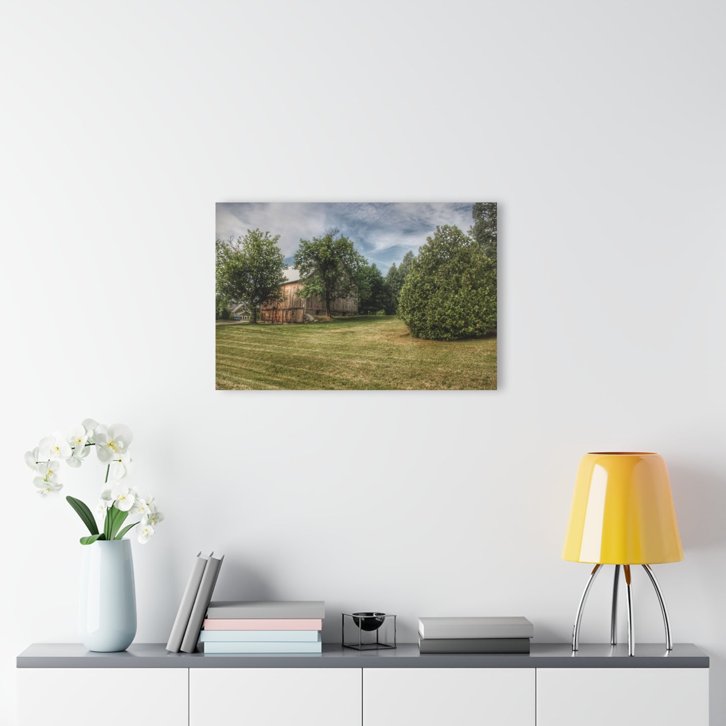 U R There Photography Thistle Valley Weathered Grey Rustic Farmhouse Acrylic Wall Print