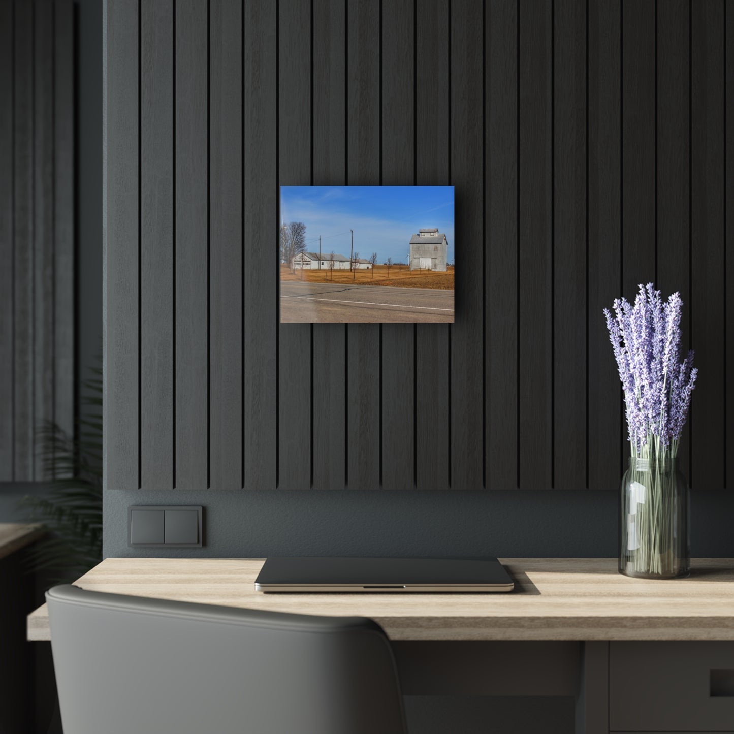 U R There Photography Sebewaing Road Whites Rustic Farmhouse Acrylic Wall Print