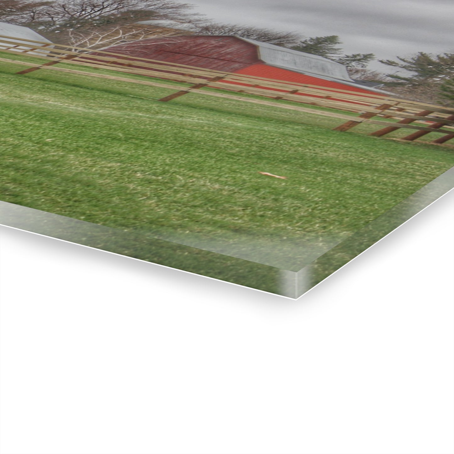 U R There Photography West Lake Road Farm Rustic Farmhouse Acrylic Wall Print