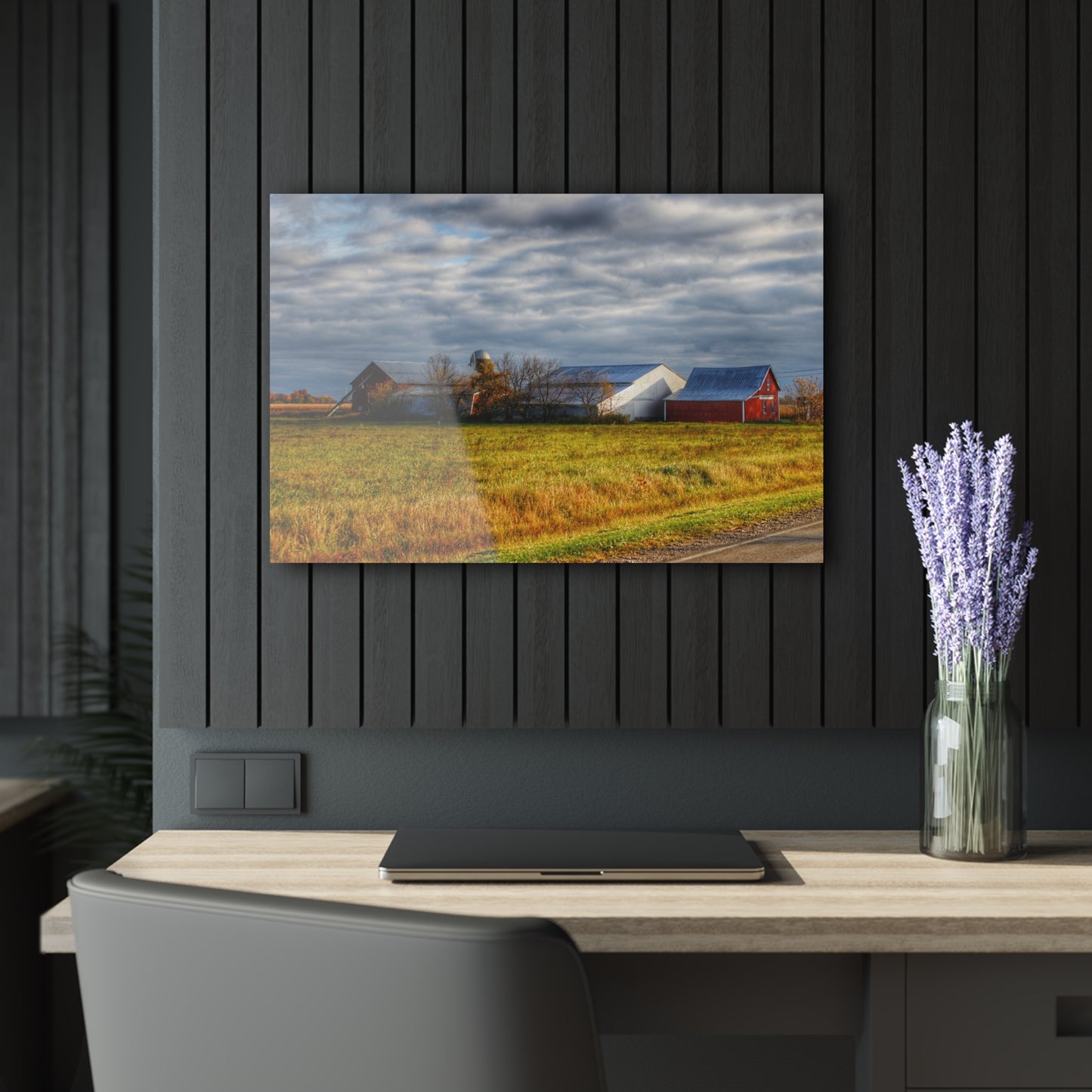 U R There Photography Marlette Road Farm I Rustic Farmhouse Acrylic Wall Print