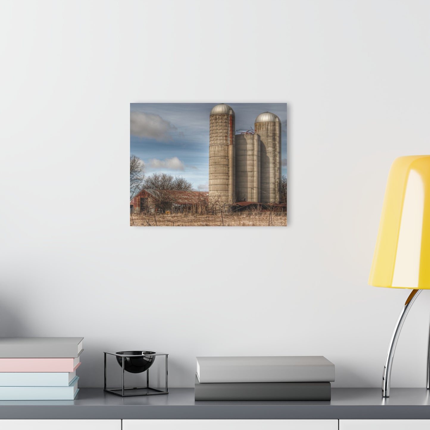 U R There Photography Silo Rust Rustic Farmhouse Acrylic Wall Print