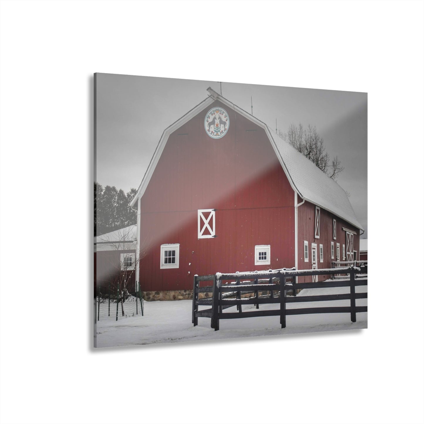 U R There Photography Barns of Barber Road III Rustic Farmhouse Acrylic Wall Print
