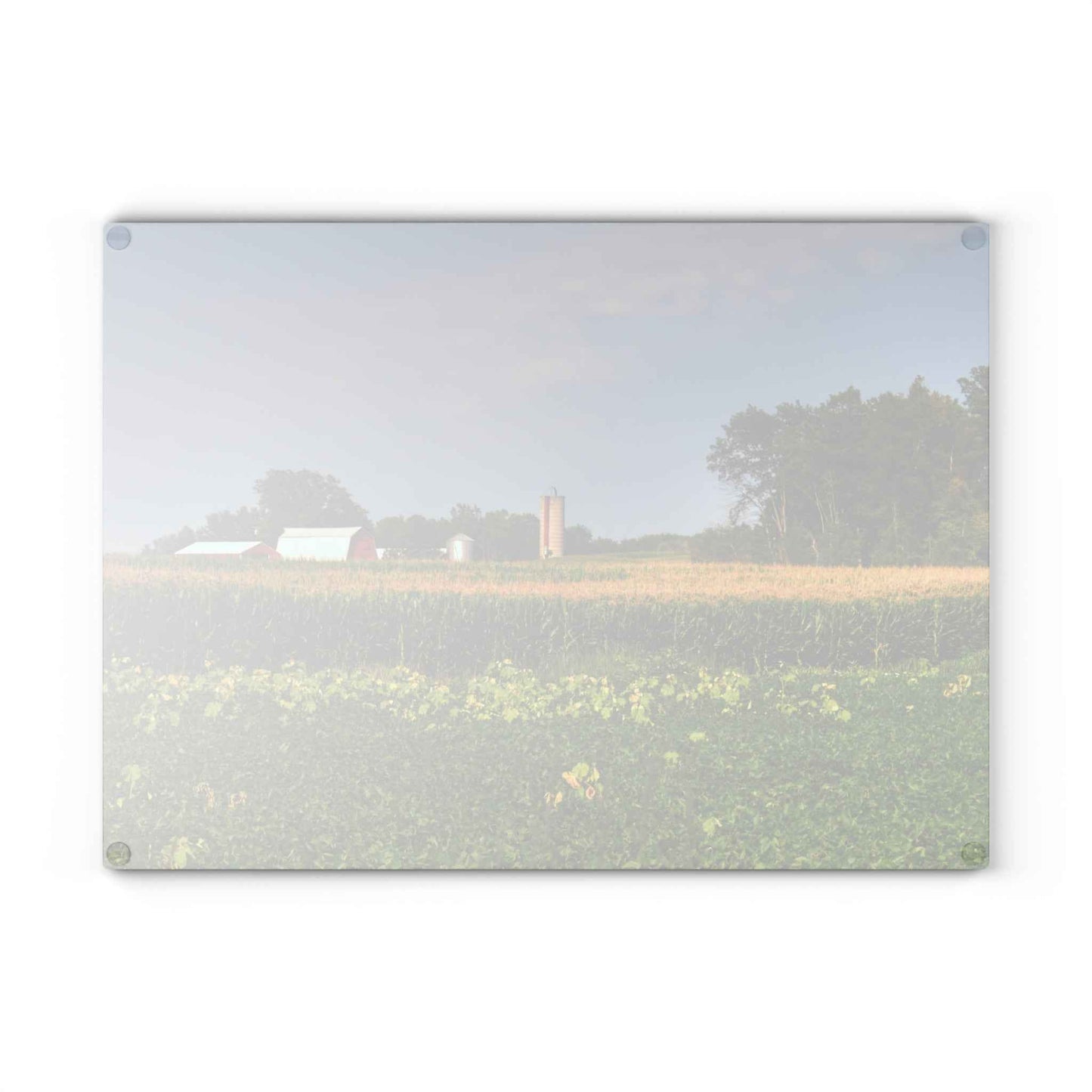 Rustic Farmhouse Cutting Board| Across the Field in Clifford