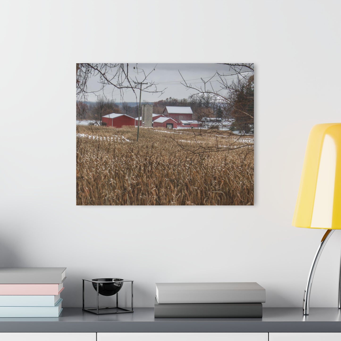 U R There Photography Beyond the Cornfield on Sutton Rustic Farmhouse Acrylic Wall Print