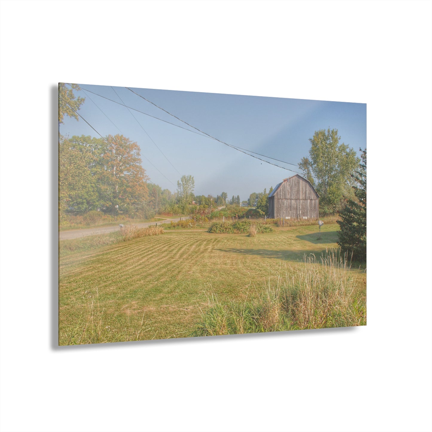 U R There Photography Snover Grey II Rustic Farmhouse Acrylic Wall Print