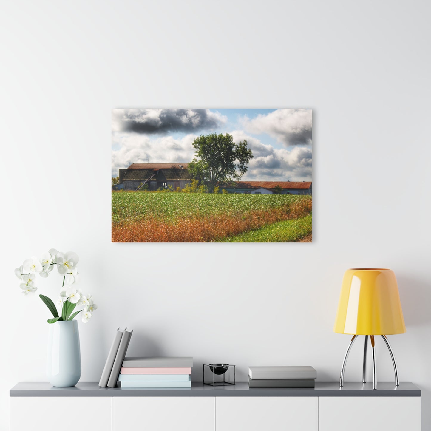 U R There Photography Silverwood Haybarn Rustic Farmhouse Acrylic Wall Print
