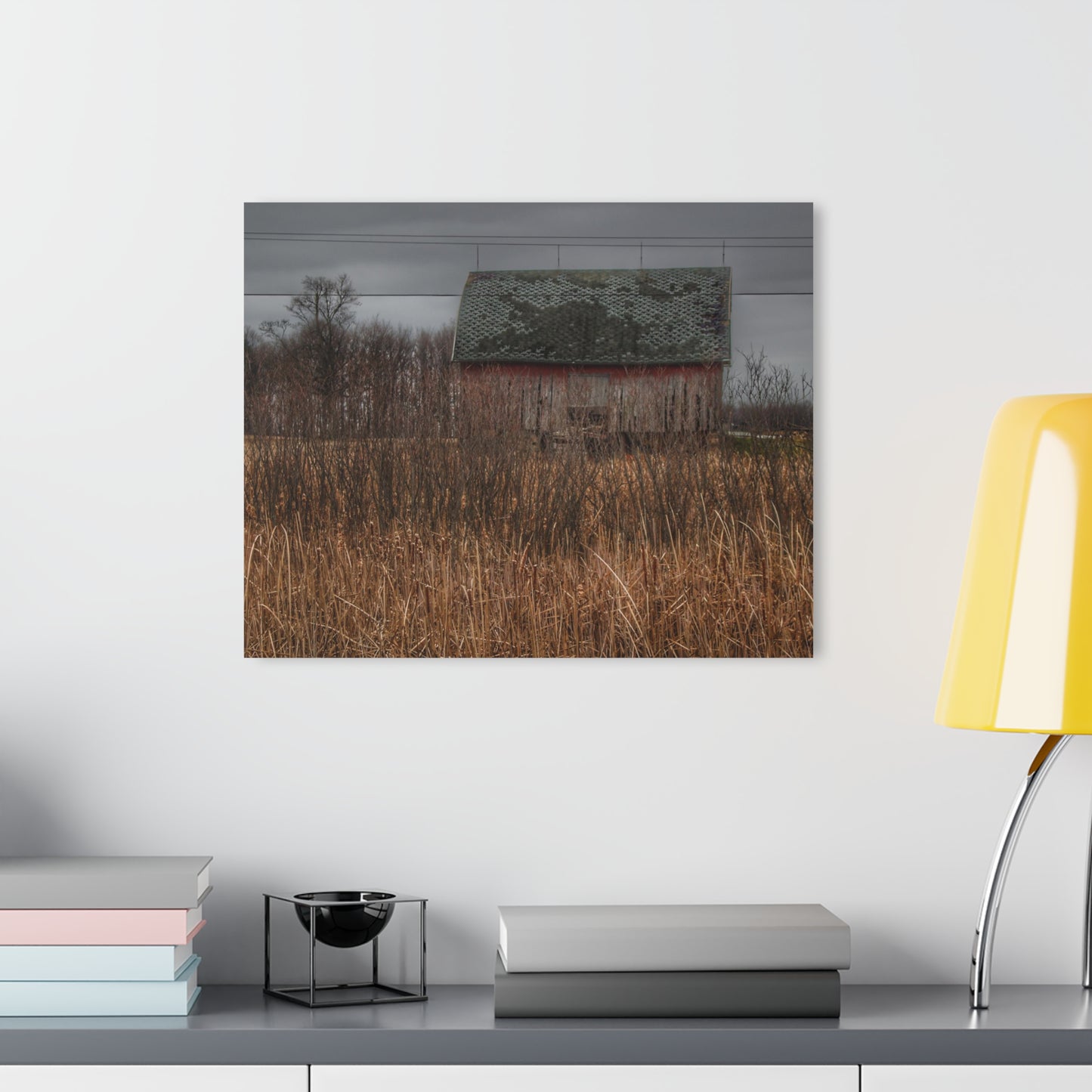 U R There Photography Brown Road Rustic Rustic Farmhouse Acrylic Wall Print