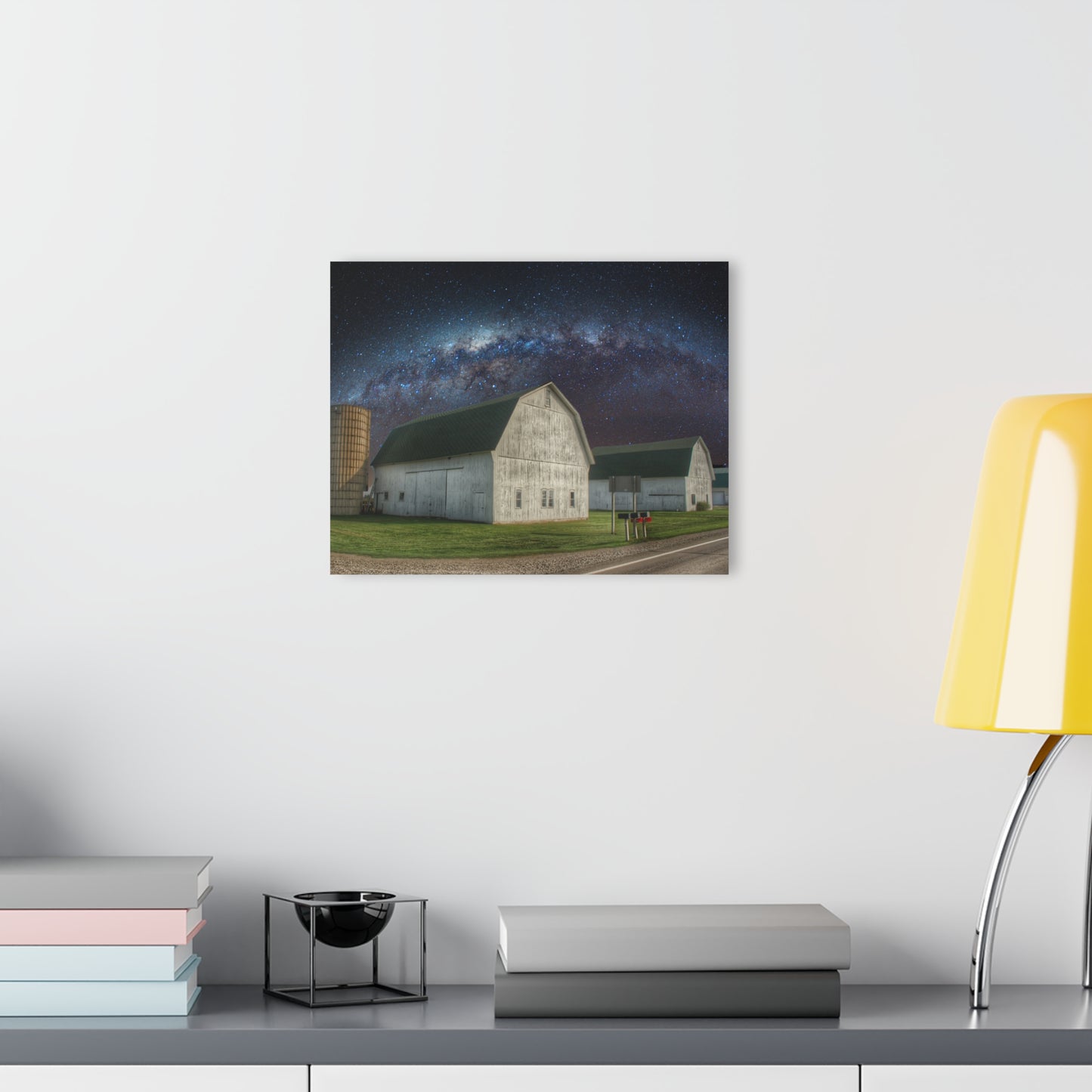 U R There Photography Under the Milky Way Rustic Farmhouse Acrylic Wall Print