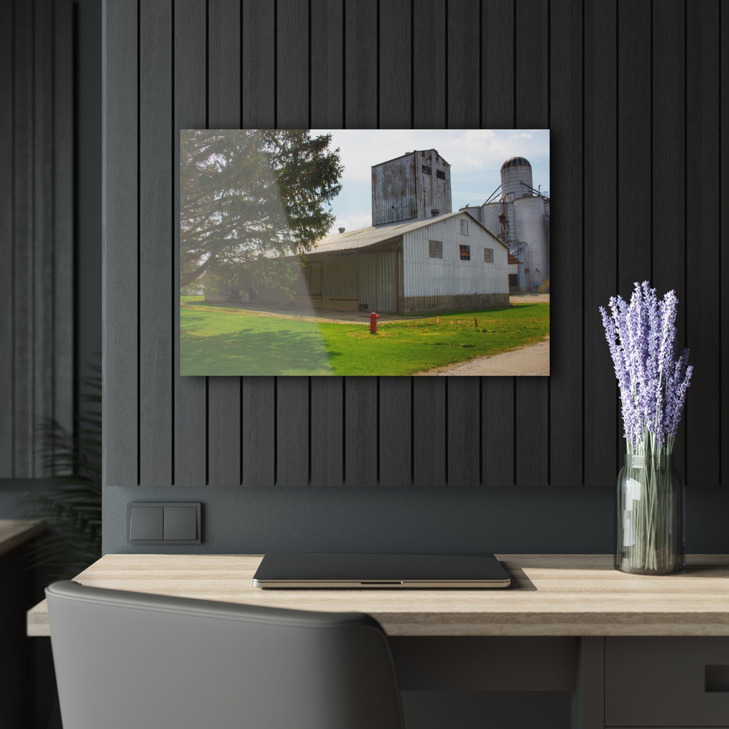 U R There Photography Unionville Grainery Rustic Farmhouse Acrylic Wall Print