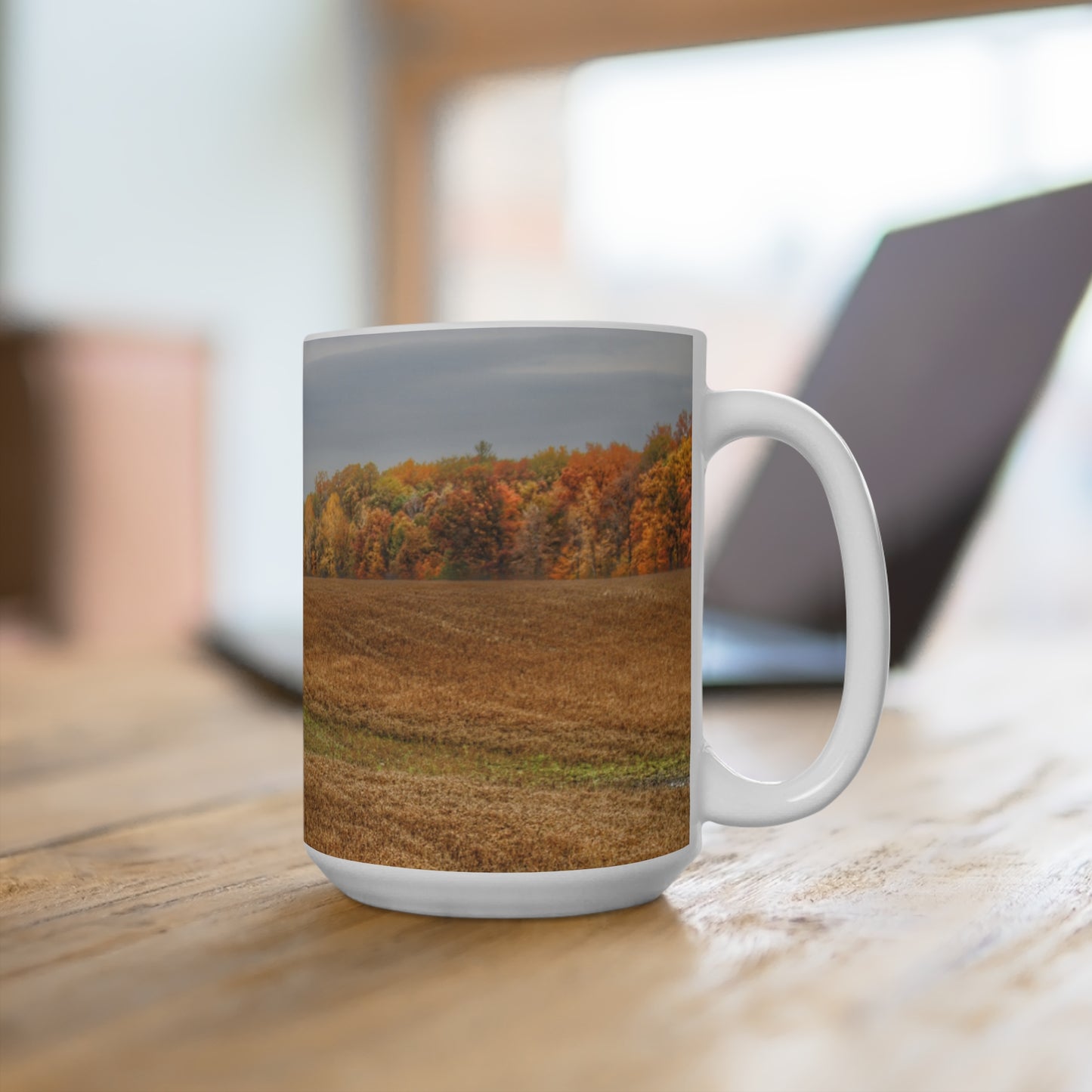 Rustic Farmhouse Coffee Mug featuring Colors of Fall on Lippencott